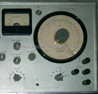 RLCfo-Meter TR-2102/A; Elkisz Elkis Ipari (ID = 1389224) Ausrüstung