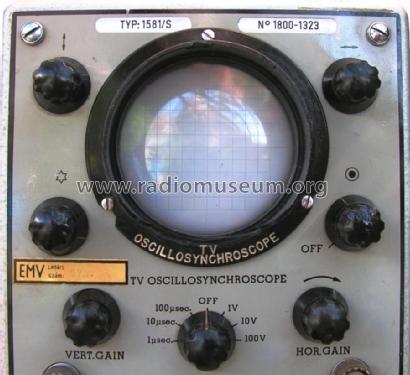 TV Oscillosynchroscope 1581/S; Elkisz Elkis Ipari (ID = 1038709) Equipment