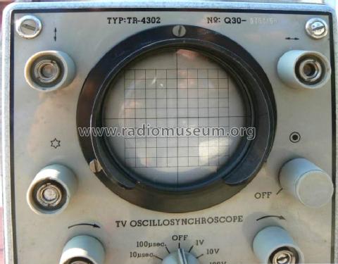 TV Oscillosynchroscope TR-4302 / Q30; Elkisz Elkis Ipari (ID = 796769) Equipment