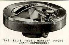 Music-Master Phonograph Reproducer ; Ellis, J.H.; (ID = 1038506) Microphone/PU