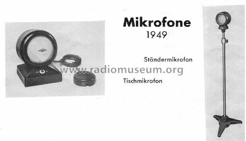 Tischmikrofon F4812; ELMUG, (ID = 2432376) Microphone/PU