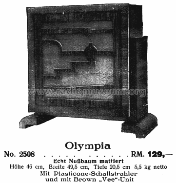 Olympia ; Elodén-Werke, Müller (ID = 1887304) Speaker-P