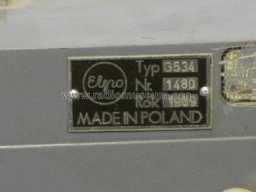 NF-Generator G 534A; Elpo, Zaklad (ID = 473870) Equipment