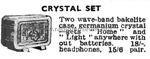 Crystal radio ; Elpreq Brand, (ID = 2853690) Crystal
