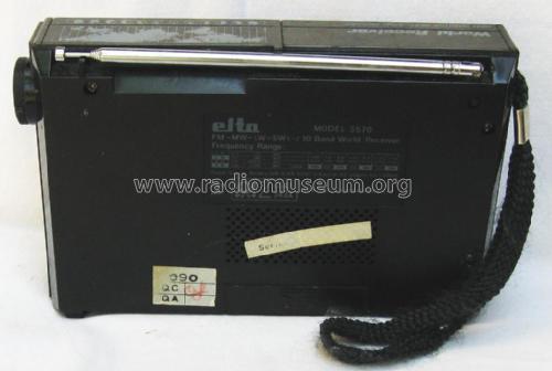 12 Band Weltempfänger 3570; Elta GmbH, Rödermark (ID = 2291221) Radio