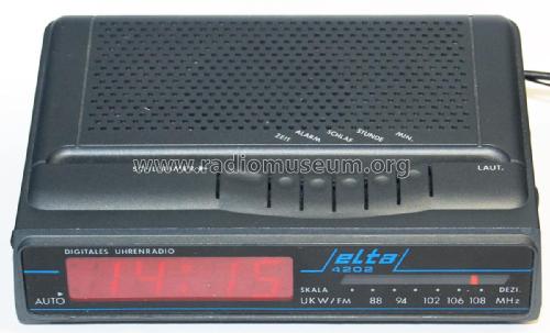 Digitales Uhrenradio 4202; Elta GmbH, Rödermark (ID = 1874817) Radio