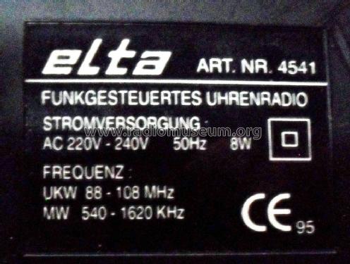 Funkgesteuertes Uhrenradio Art.-Nr. 4541; Elta GmbH, Rödermark (ID = 1559745) Radio