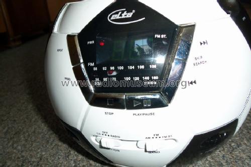 Fussball-CD-Player mit Radio 6682; Elta GmbH, Rödermark (ID = 1470128) Radio