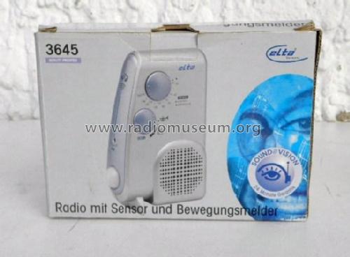 PIR Walk in Sensor Radio 3645; Elta GmbH, Rödermark (ID = 1746272) Radio