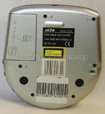 Portable CD Player 5730; Elta GmbH, Rödermark (ID = 1885884) Ton-Bild