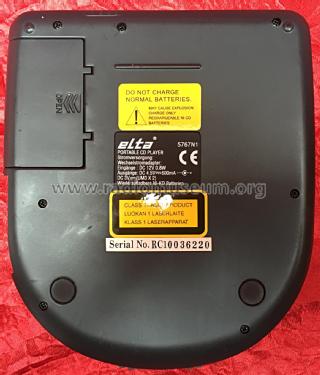 Portable CD Player 5767N1; Elta GmbH, Rödermark (ID = 2374891) Sonido-V