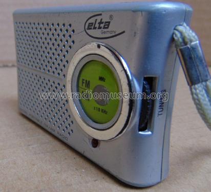 Portable FM/AM Radio 3655BL; Elta GmbH, Rödermark (ID = 2752691) Radio