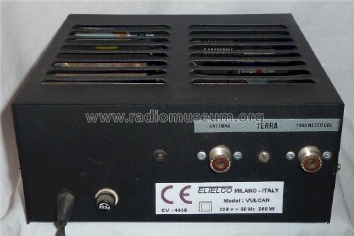 Vulcan Linear Amplifier ; Eltelco; Milano (ID = 1218393) Ampl. RF