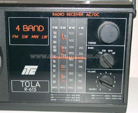 Tola R-615; ITC Marke (ID = 326679) Radio