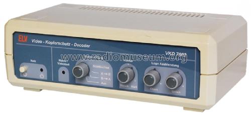 ILLEGALER Video Kopierschutz Decoder VKD 7002; ELV Elektronik AG; (ID = 1810523) Misc