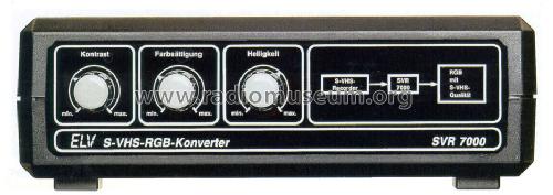S-VHS-RGB-Konverter SVR 7000; ELV Elektronik AG; (ID = 1110720) Misc