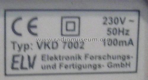 ILLEGALER Video Kopierschutz Decoder VKD 7002; ELV Elektronik AG; (ID = 1436964) Divers