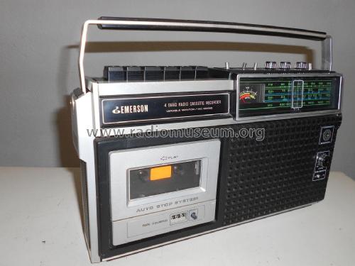 4 Band Radio Cassette Recorder REA 3230; Emerson Electronics; (ID = 2279030) Radio