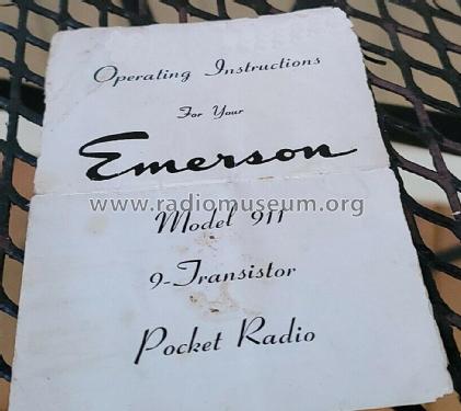 911; Emerson Electronics (ID = 2828739) Radio