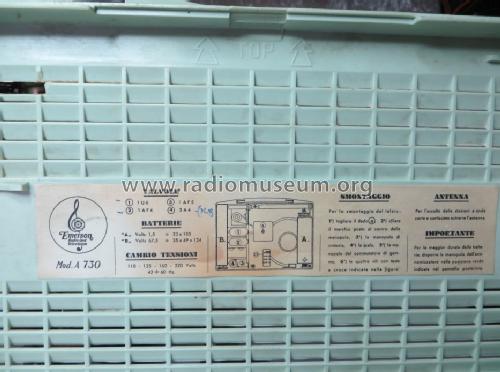 A730; Emerson Electronics; (ID = 1378196) Radio