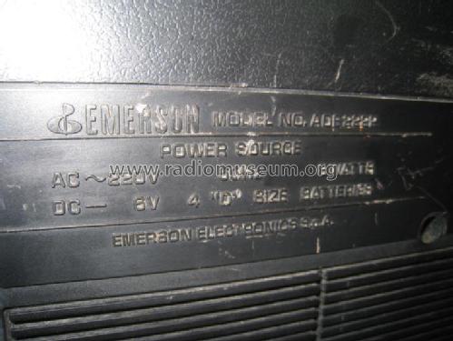 ADE2222; Emerson Electronics; (ID = 1774459) Radio