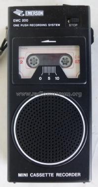 Mini Cassette Recorder EMC 200; Emerson Electronics; (ID = 1454732) Enrég.-R