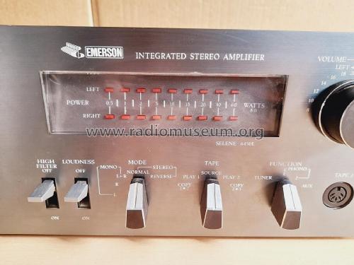 Selene Integrated Stereo Amplifier 6450 L; Emerson Electronics; (ID = 2828142) Ampl/Mixer