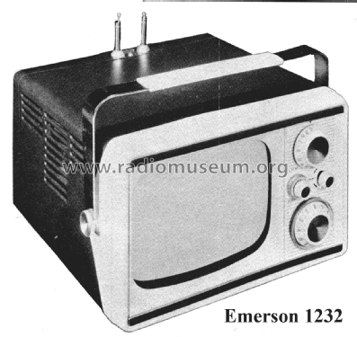 1232 Ch= 120331-H; Emerson Radio & (ID = 1869189) TV-Radio