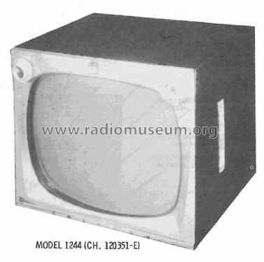 1244 Ch= 120351-E; Emerson Radio & (ID = 2502366) Television