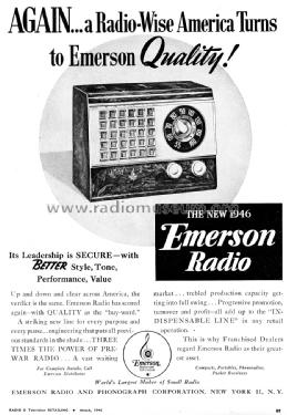 502 Ch= 120000; Emerson Radio & (ID = 1081317) Radio