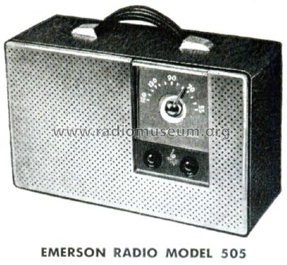 505 Ch= 120002; Emerson Radio & (ID = 1408837) Radio