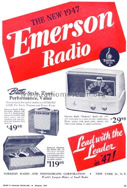 511 Ch= 120010; Emerson Radio & (ID = 1173668) Radio