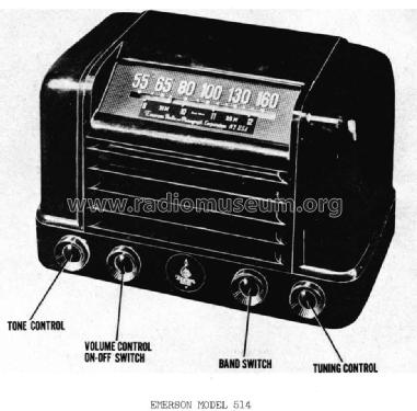 514 Ch= 120007; Emerson Radio & (ID = 909989) Radio