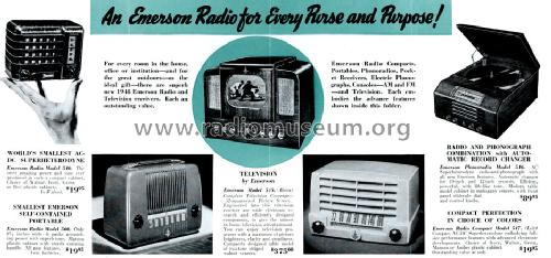 545 ; Emerson Radio & (ID = 1415246) TV-Radio