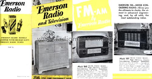 565 Ch= 120018B; Emerson Radio & (ID = 1408874) Radio