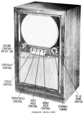 668 or 668 Series B ; Emerson Radio & (ID = 1920604) Televisión