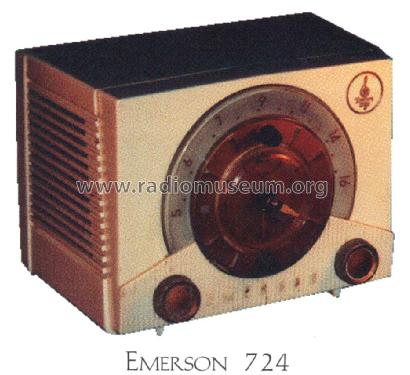 724 Ch= 120151B; Emerson Radio & (ID = 1466102) Radio