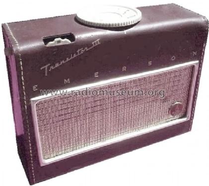 Transistor III 843 ; Emerson Radio & (ID = 247300) Radio