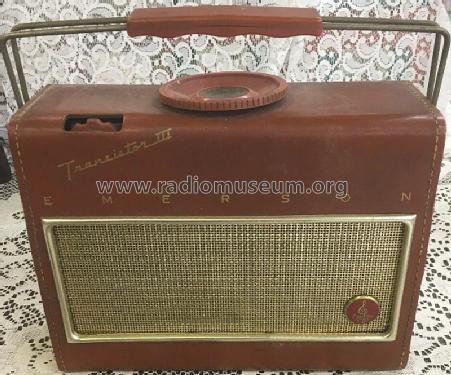 Transistor III 843 ; Emerson Radio & (ID = 2499738) Radio