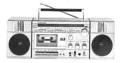 AM/FM MPX Stereo Cassette Recorder MM815A; Emerson Radio & (ID = 1469664) Radio