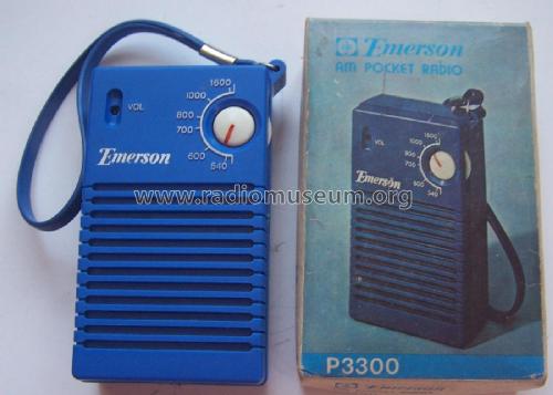 AM Pocket Radio P3300; Emerson Radio & (ID = 1737086) Radio