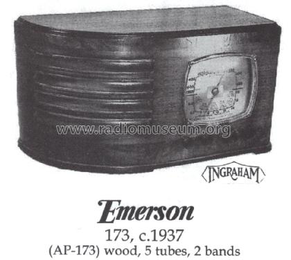 AP173 Ch= AP; Emerson Radio & (ID = 1411682) Radio