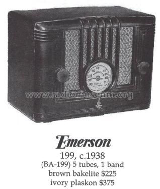 BA199 Ch= BA; Emerson Radio & (ID = 1411701) Radio