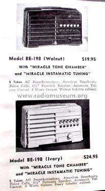 BE198 Ch= BE; Emerson Radio & (ID = 2141568) Radio
