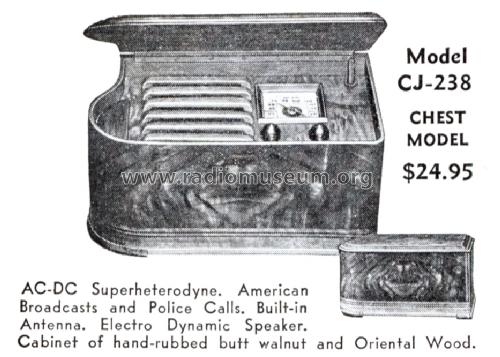 CJ-238 ; Emerson Radio & (ID = 1415412) Radio