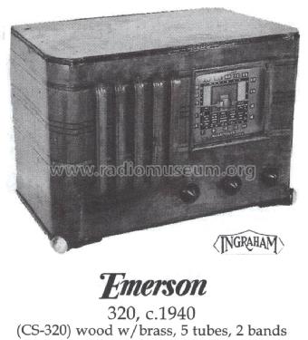 CS-320 ; Emerson Radio & (ID = 1411793) Radio