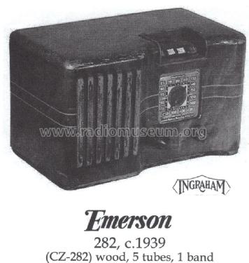 CZ-282 Ch= CZ; Emerson Radio & (ID = 1411784) Radio