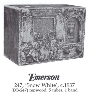 DB247 'Snow White' ; Emerson Radio & (ID = 1411736) Radio