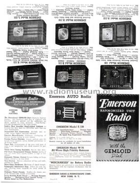 E-128 Ch= E; Emerson Radio & (ID = 1418333) Car Radio