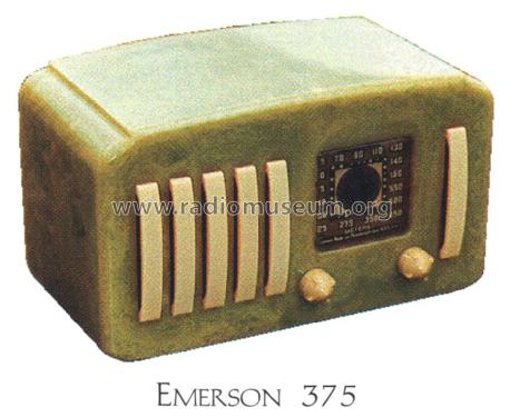 EP375 Ch= EP; Emerson Radio & (ID = 1467125) Radio